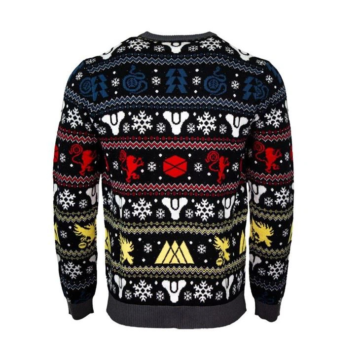 Black Ugly Knitted Christmas Sweater