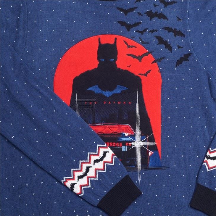 Holiday Batman Knitted Christmas Jumper