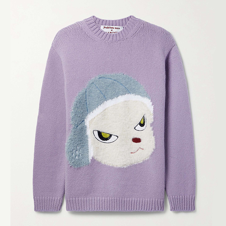 Rabbit Patch Purple Pullover Jumper