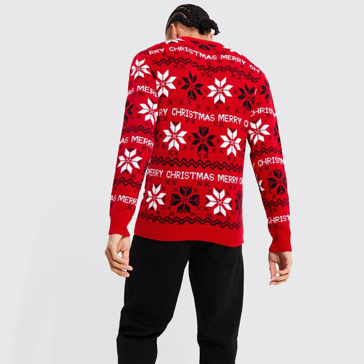 Christmas Classic Snow Men Cardigan Jumper