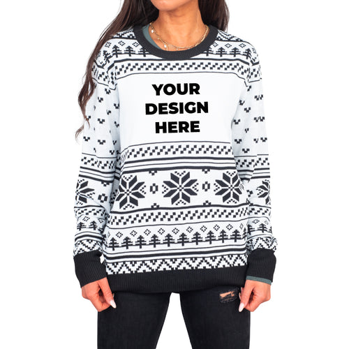 Custom Adult Poly-Knit Christmas Sweater