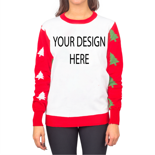 Custom Adult Poly-Knit Christmas Sweater